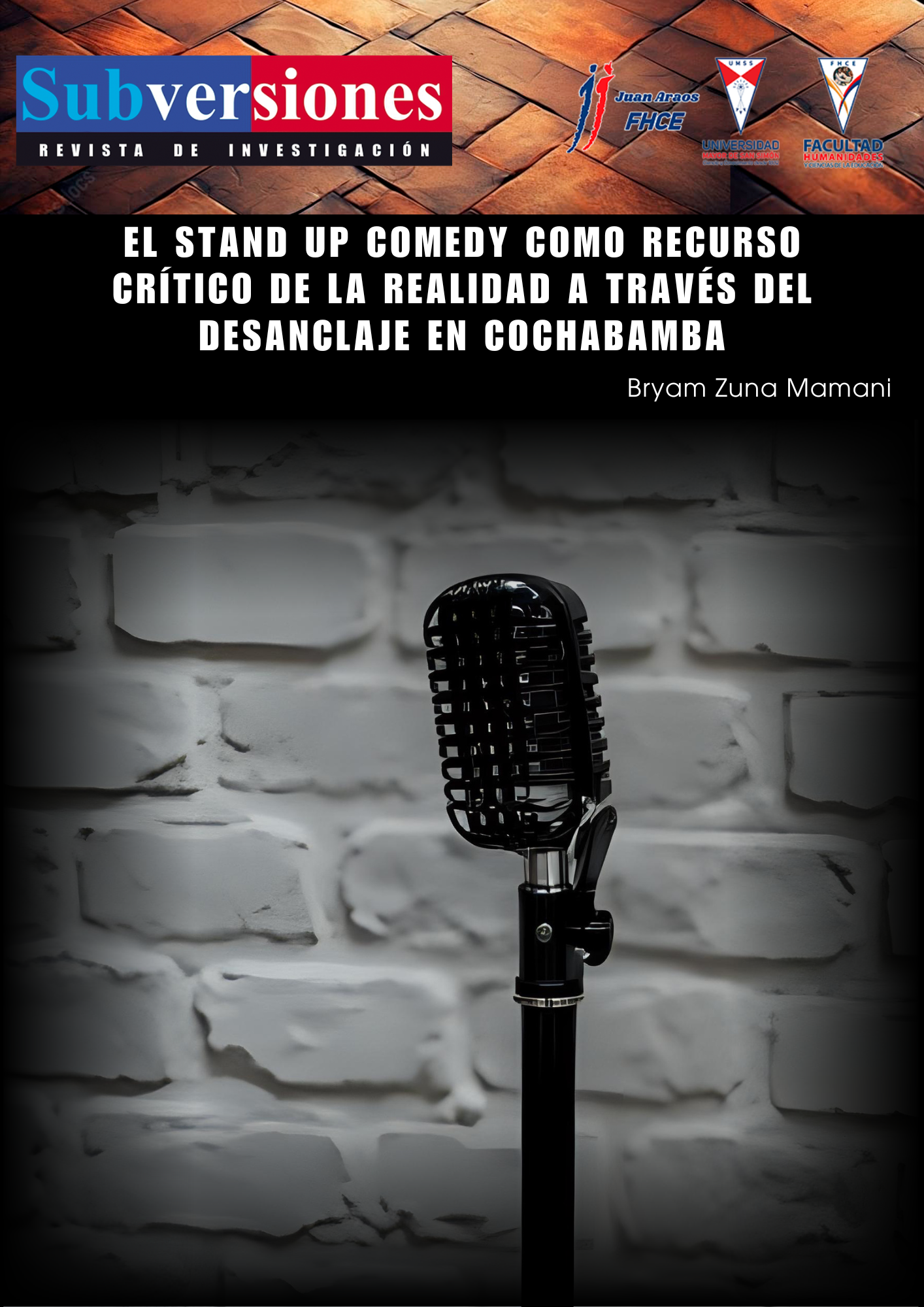 El Stand Up Comedy como Recurso Crítico de la Realidad