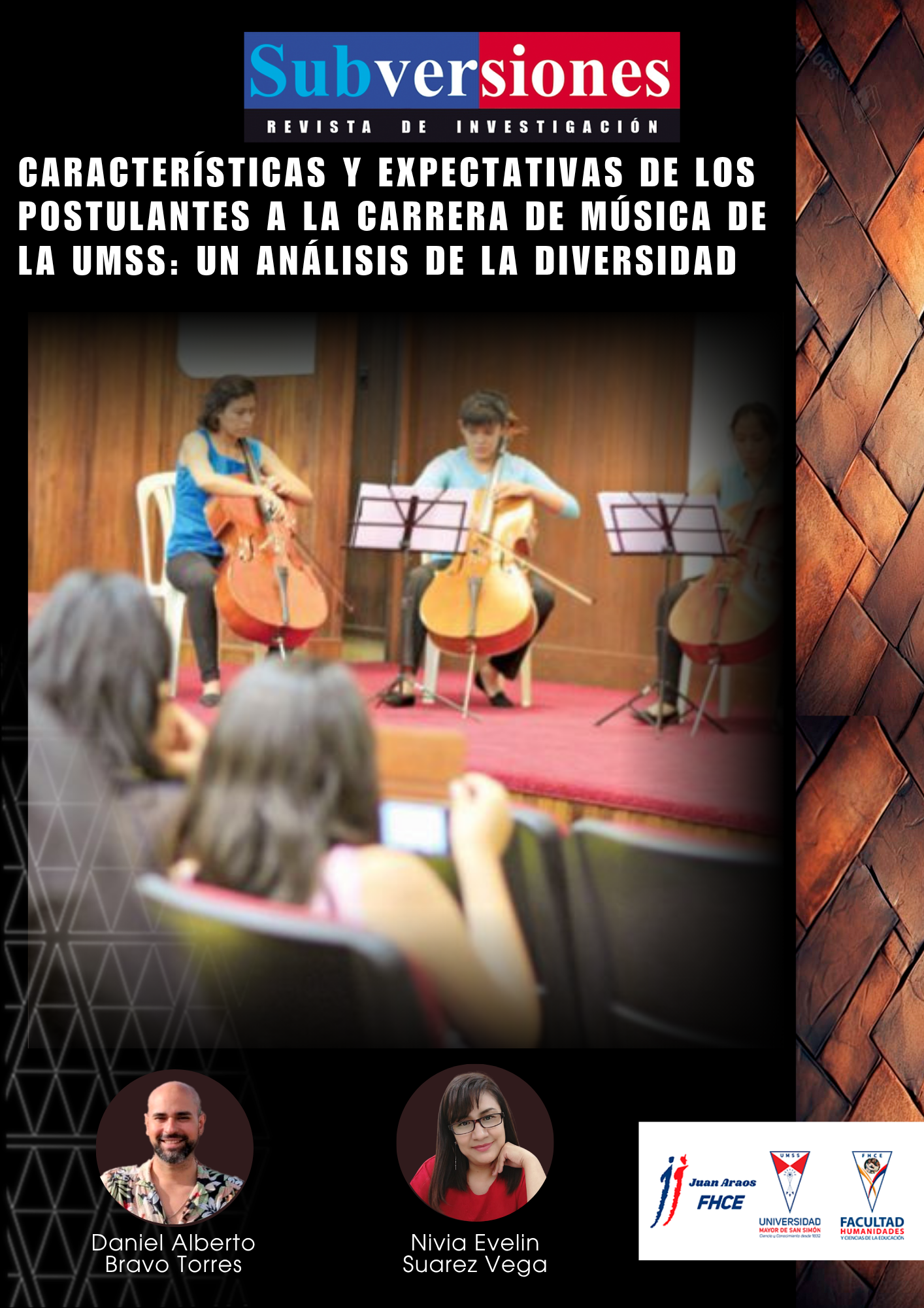 Características y expectativas de los postulantes a la carrera de música de la UMSS: un análisis de la diversidad
