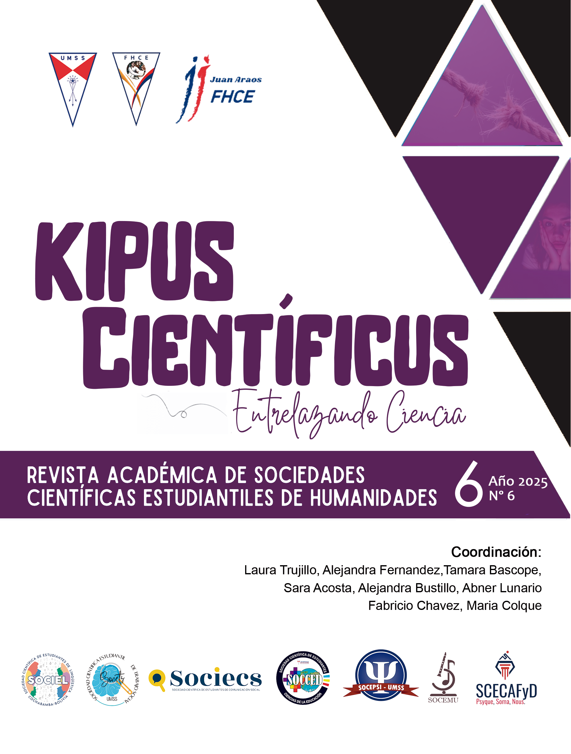 Tapa revista Kipus Cientificus Nº 6