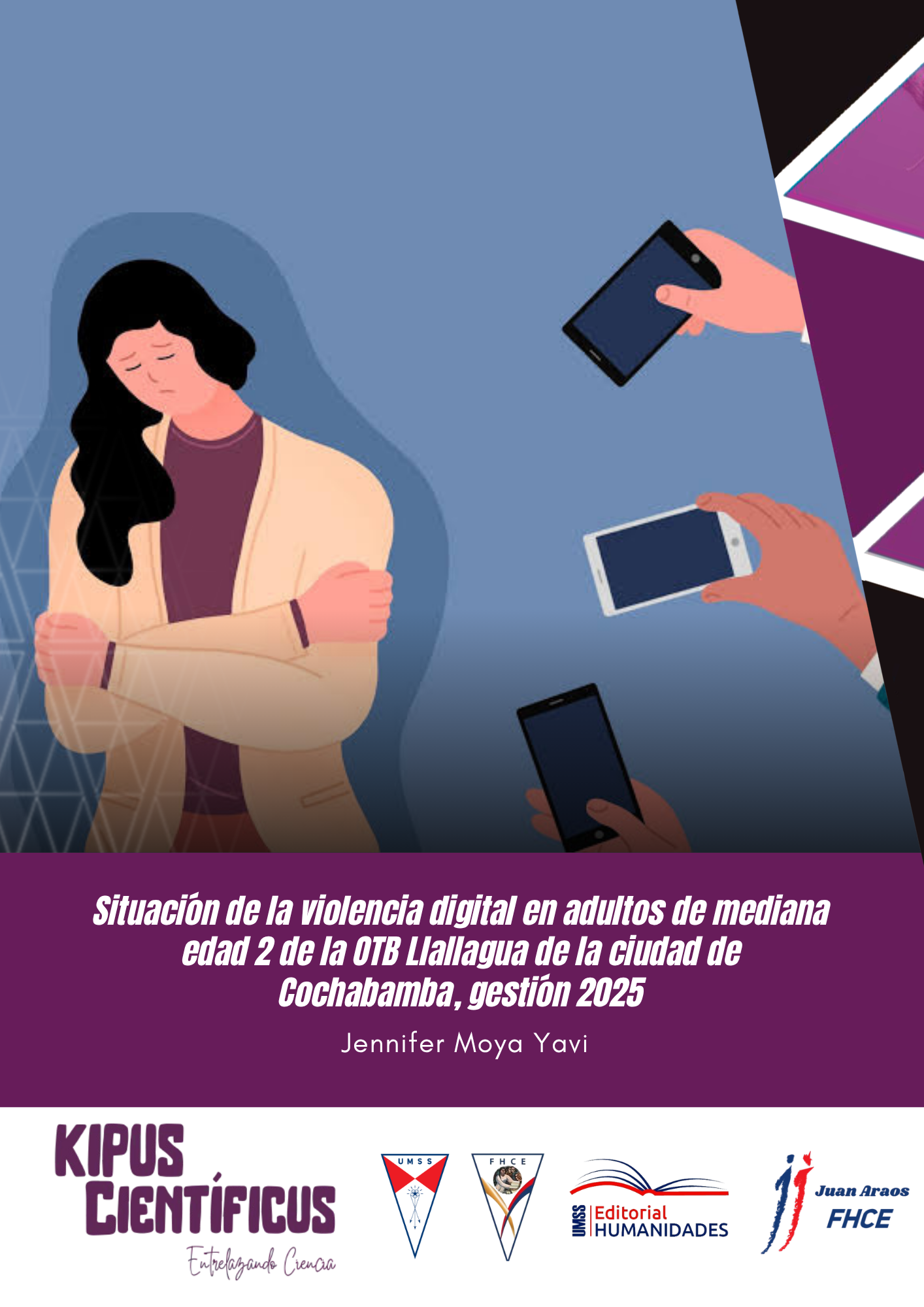 Situación de la violencia digital en adultos de mediana edad de la OTB Llallagua